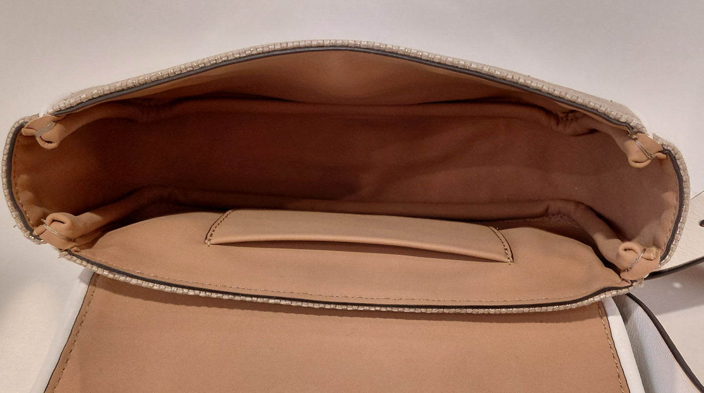 Michael Kors white/gold fanny pack