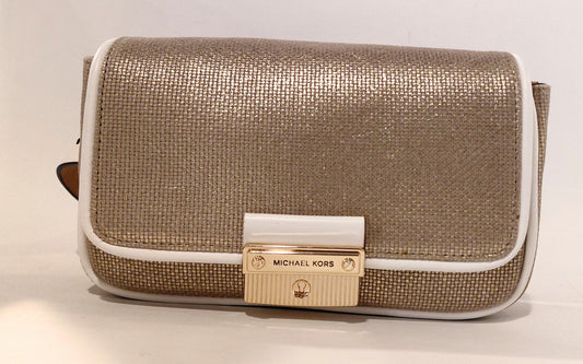 Michael Kors white/gold fanny pack