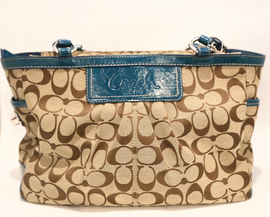 Coach canvas shoulder bag
