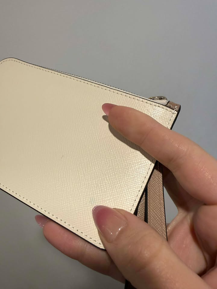 Kate Spade New York Lucy Bicolor Small L-Zip Wristlet - Toasted Hazelnut Multi