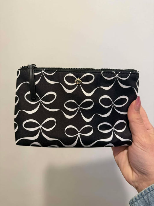 Kate Spade New York Jae Large Nylon Printed Continental Wallet - Black/White