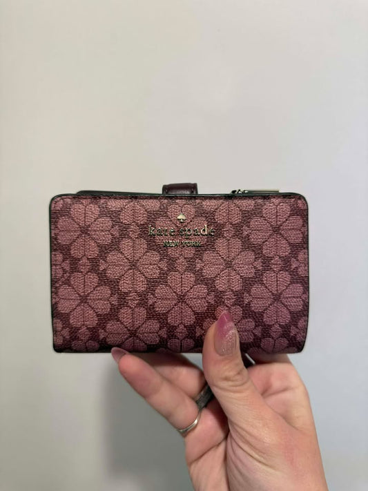 Kate Spade New York Bifold Wallet Spade Flower PVC Medium - Grenada Multi