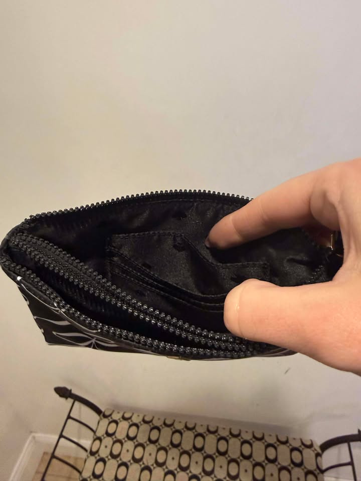 Kate Spade New York Jae Large Nylon Printed Continental Wallet - Black/White